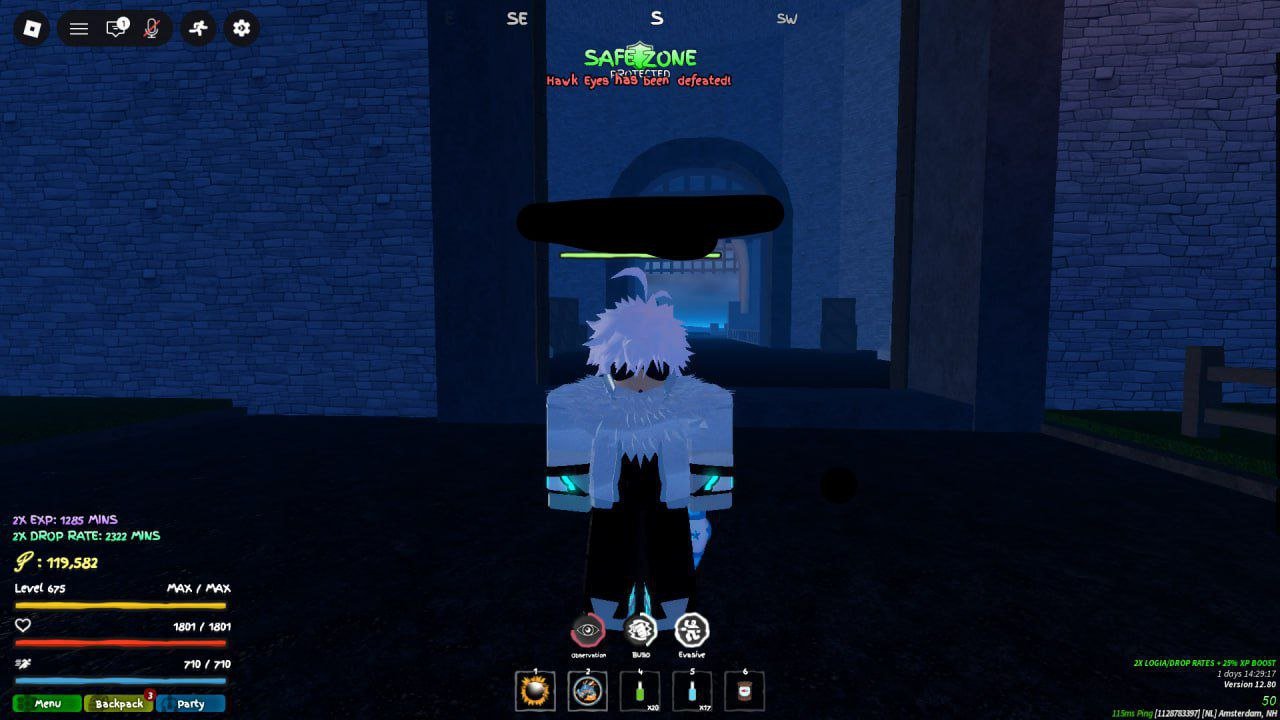 Stacked account with huge progression And donat in: Blox Fruits, GPO, Fruit Battlegrounds