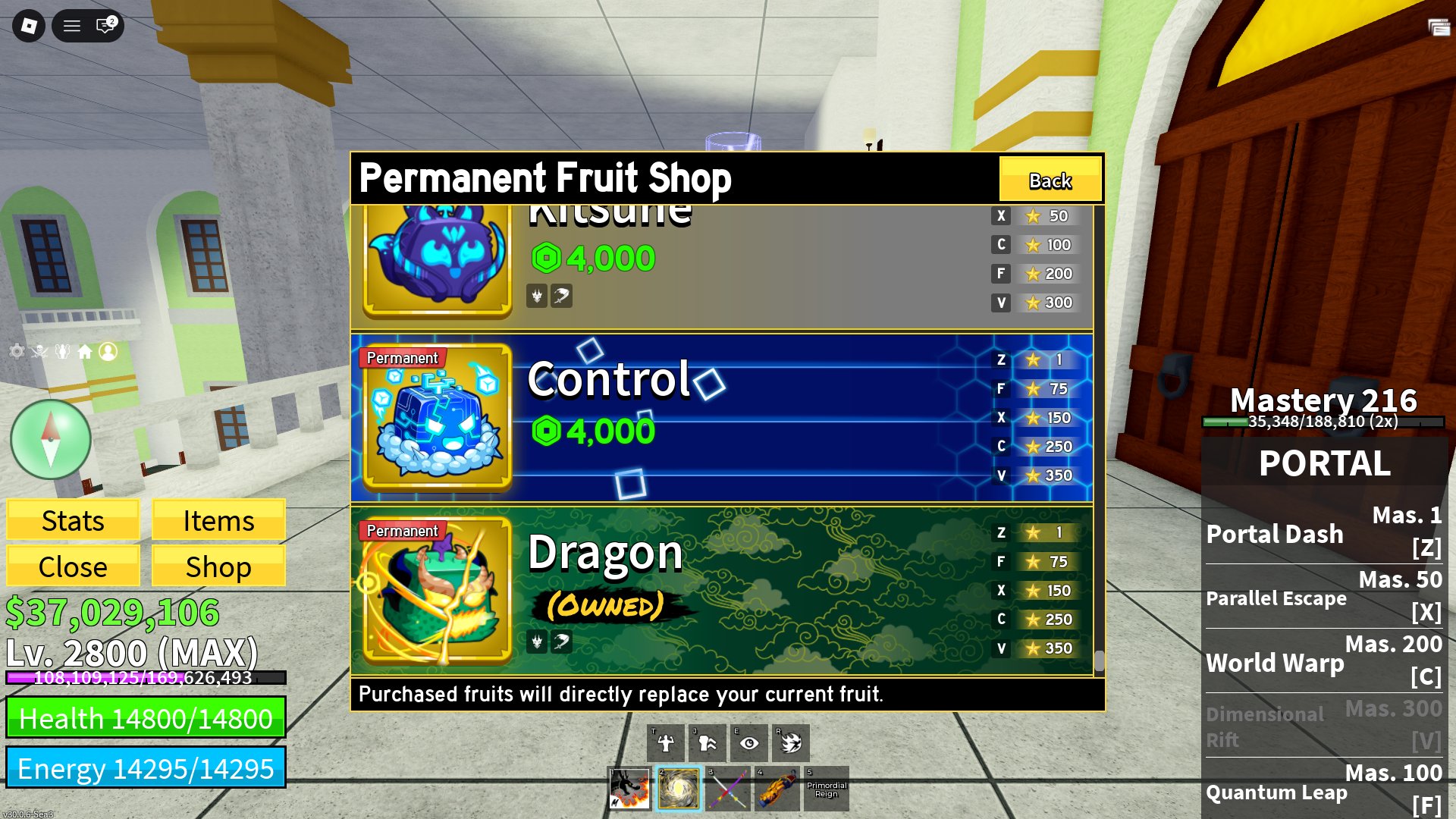 [Auto release]|BLOX FRUIT||🤑Permanent Ember Dragon, Divine Portal + 5 perms||💸+ 13 Gamepass Slide 1