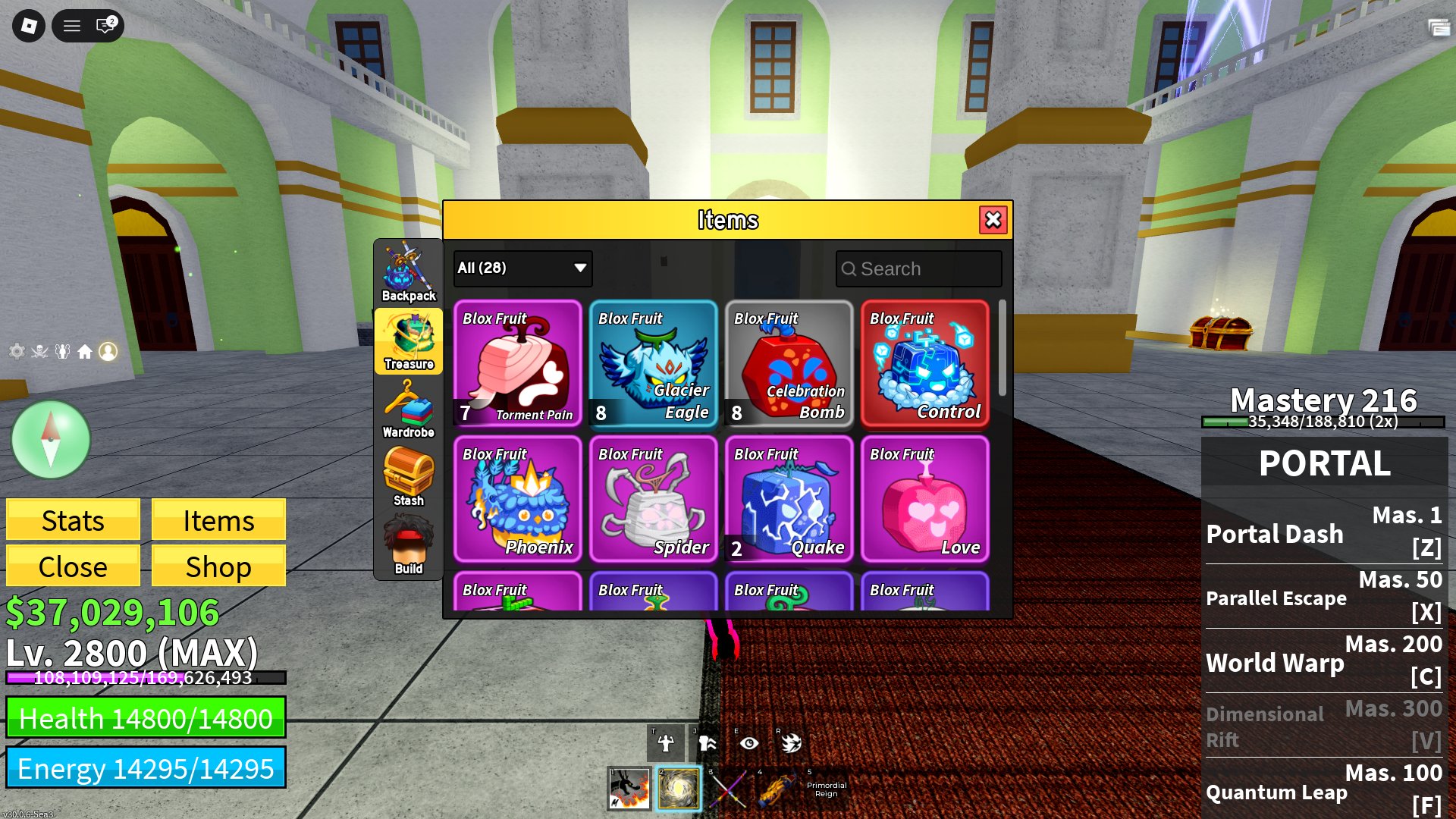 [Auto release]|BLOX FRUIT||🤑Permanent Ember Dragon, Divine Portal + 5 perms||💸+ 13 Gamepass Slide 3