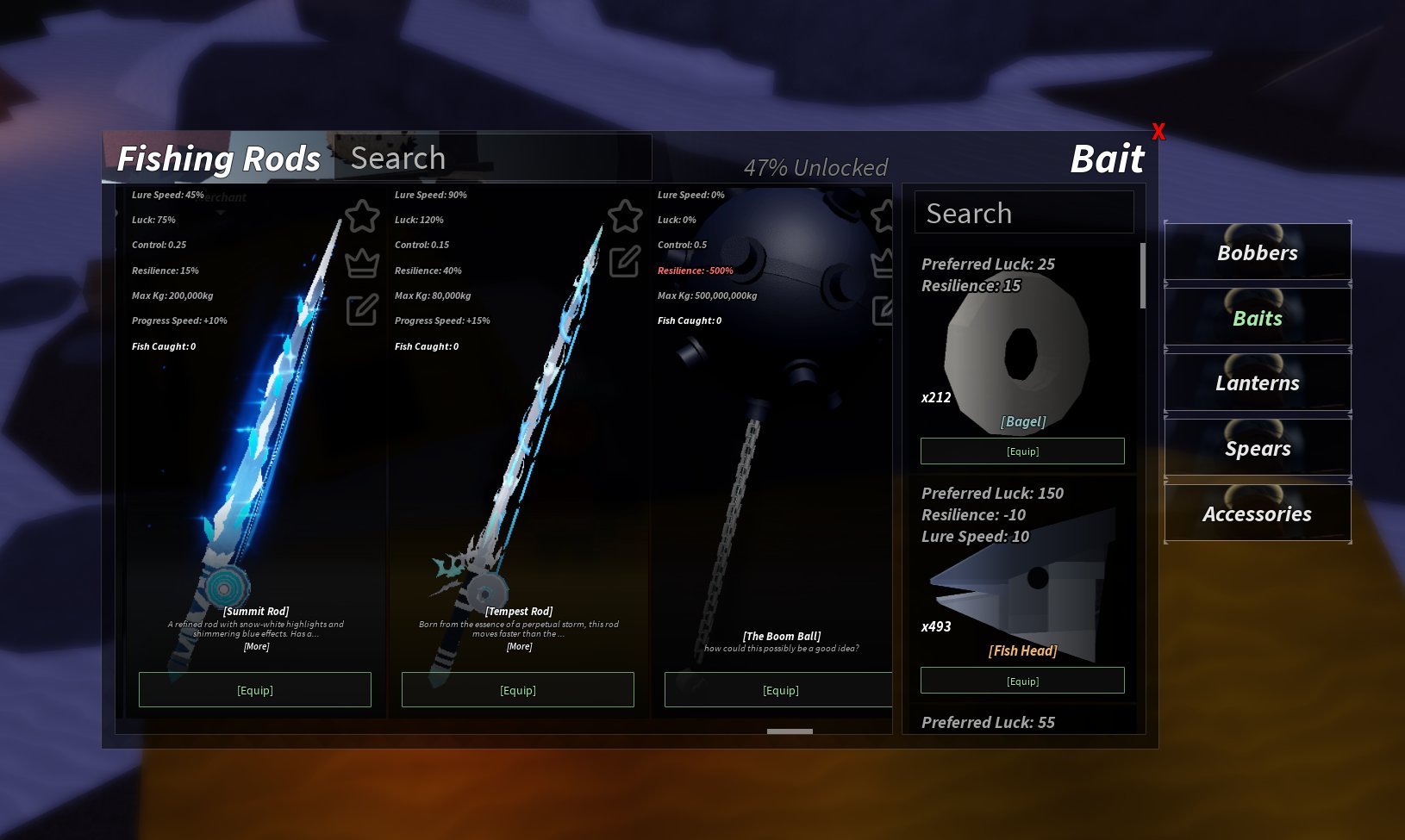 【FAT ACCOUNT】✨💗 Very well-rolled in Fisch and 99 nights + 1.000 robuxes💗✨ DESCRIPTION💗