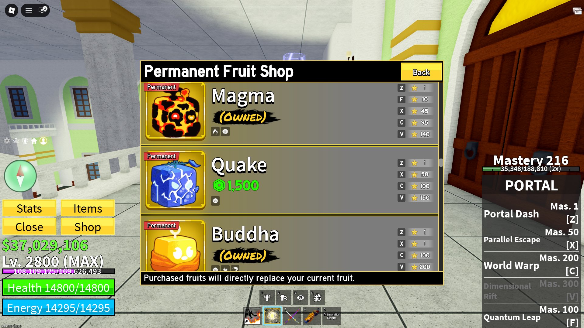 [Auto release]|BLOX FRUIT||🤑Permanent Ember Dragon, Divine Portal + 5 perms||💸+ 13 Gamepass