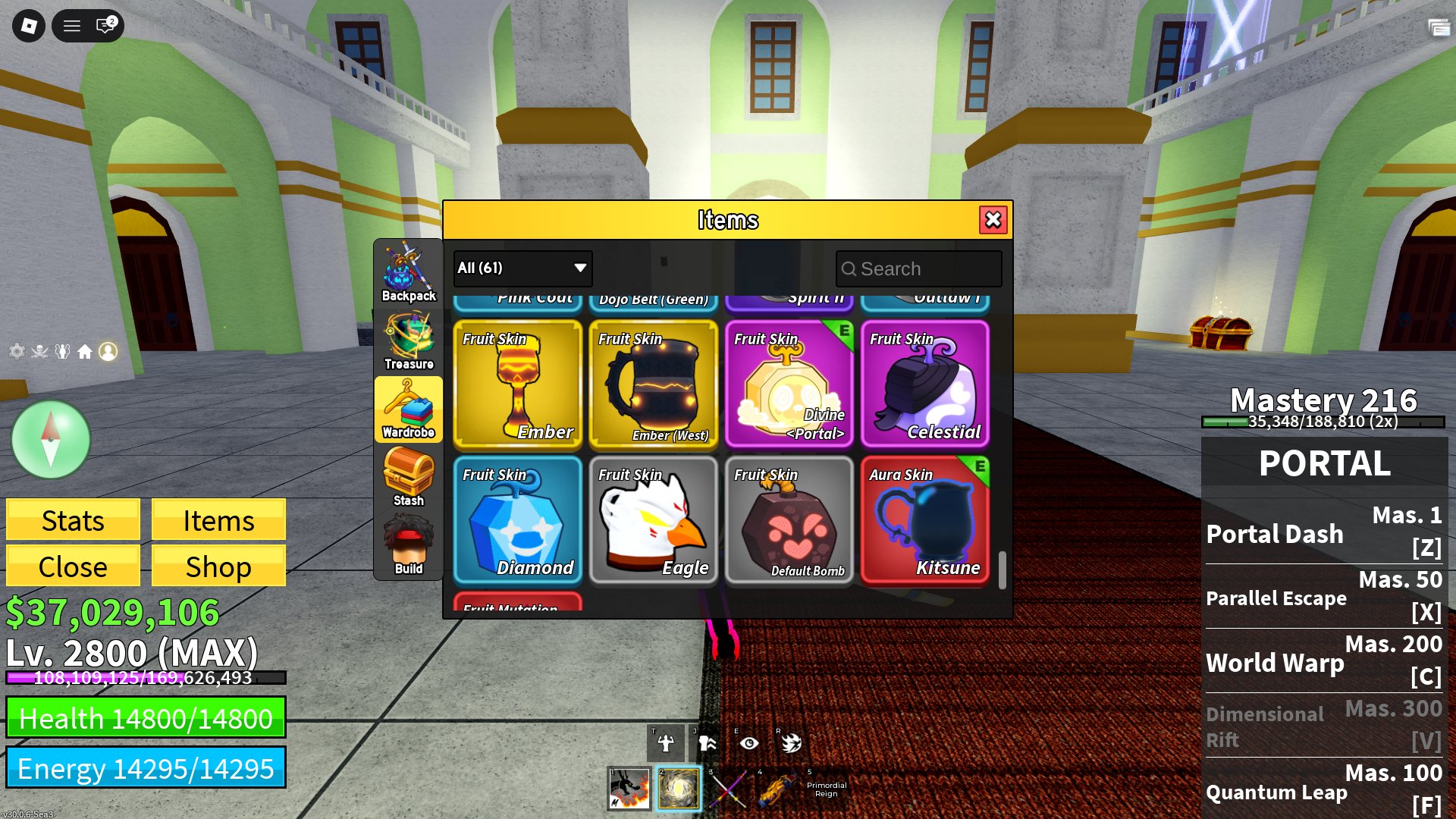 [Auto release]|BLOX FRUIT||🤑Permanent Ember Dragon, Divine Portal + 5 perms||💸+ 13 Gamepass Slide 4